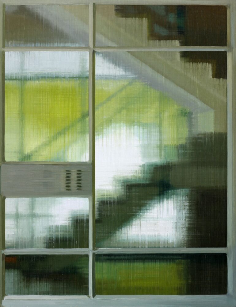 Entrance 2024 oil on wood 55 x 42 cm