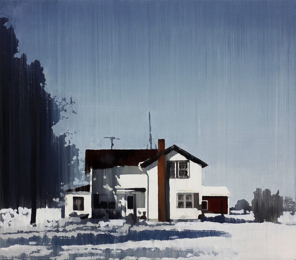 Home 2016 oil on wood 44 x 50 cm