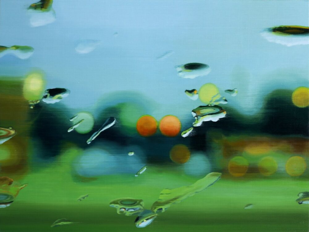 Landscape 2020 oil on wood 60 x 80 cm