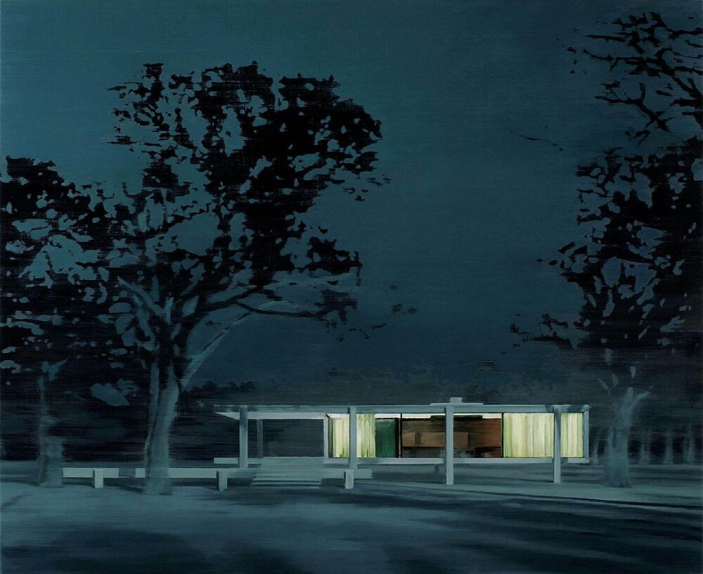 Moonlight 2014 oil on wood 108 x 132