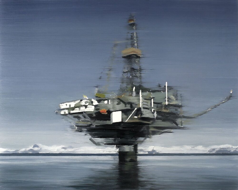 Oil Rig in Alalska 2011 36 x 45