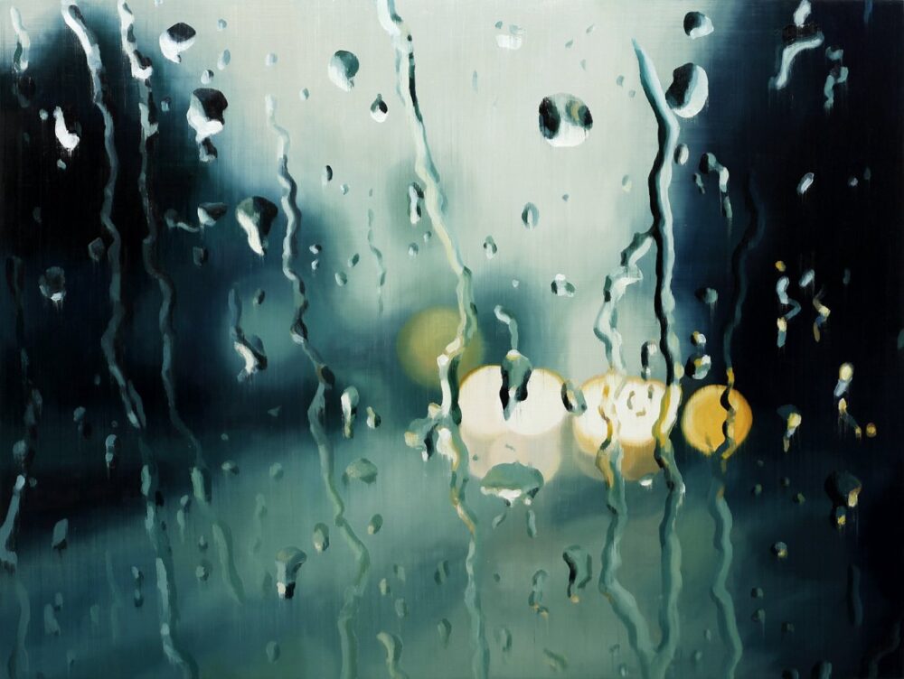 Rainy Day 2020 oil on wood 91 x 121 cm